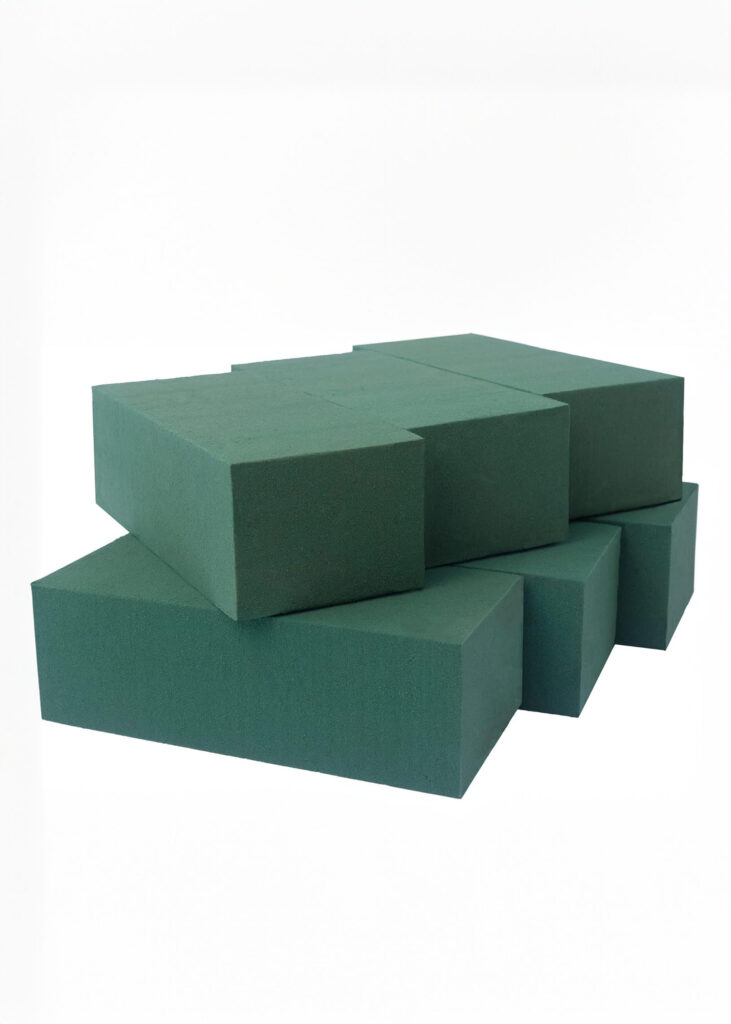 Florist foam blocks, 6 pack, green floral foam