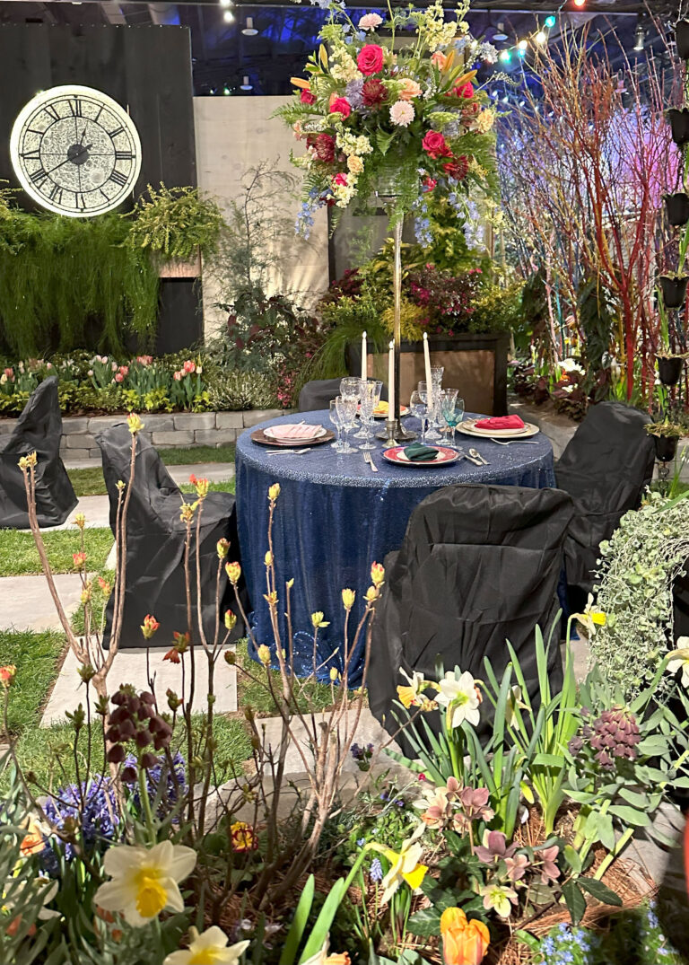 Laurel-Brook Garden Landscape, Elaborate Floral display of outdoor setting