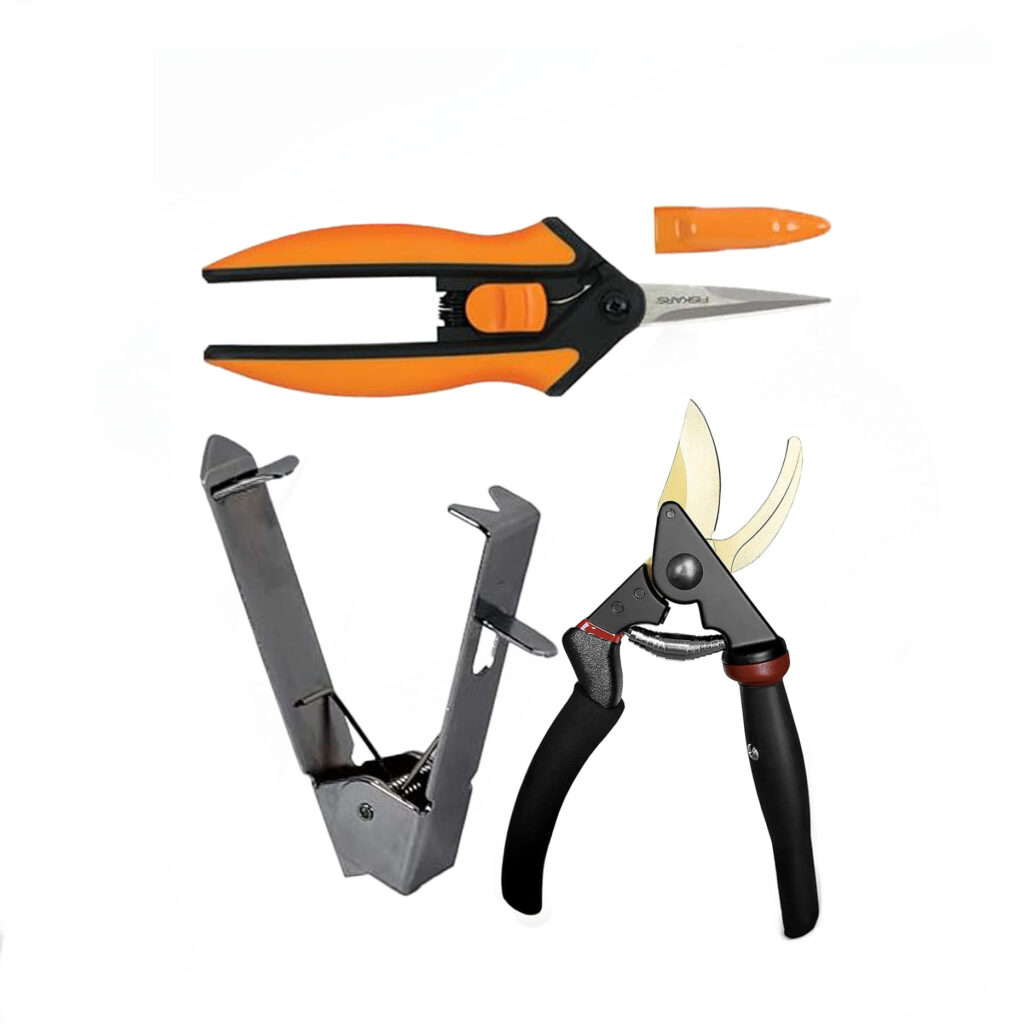 Floral accessories, floral tools, Pruning shears, thorn stripper, pruning snips